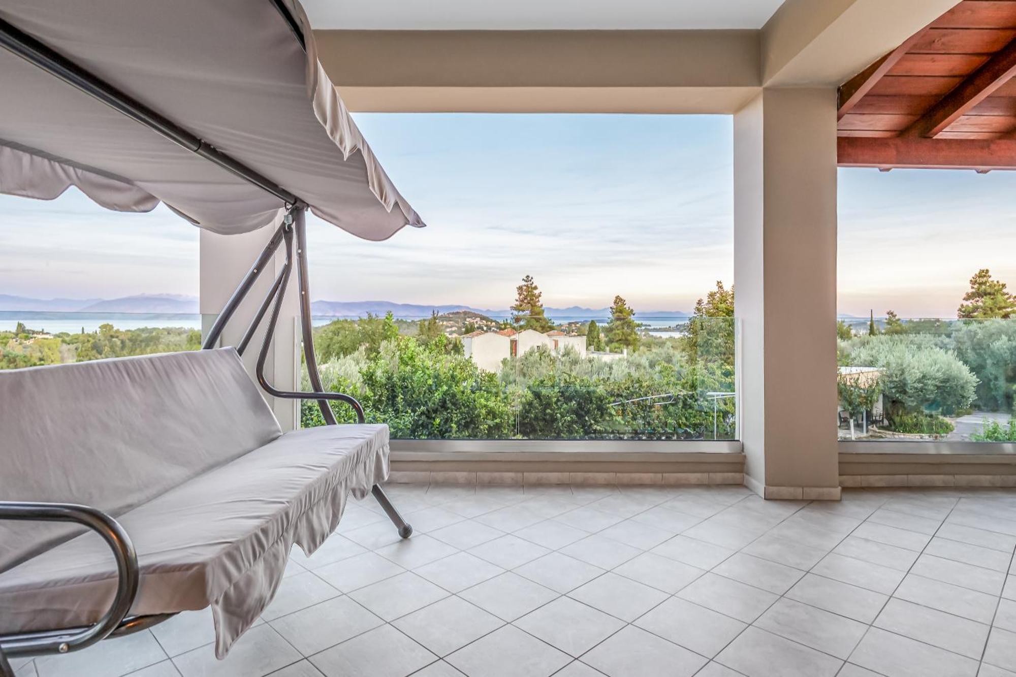 Villa Olivia Corfu - Amazing Sea-View 3 Bedroom Villa With A Pool Gazatika Ngoại thất bức ảnh